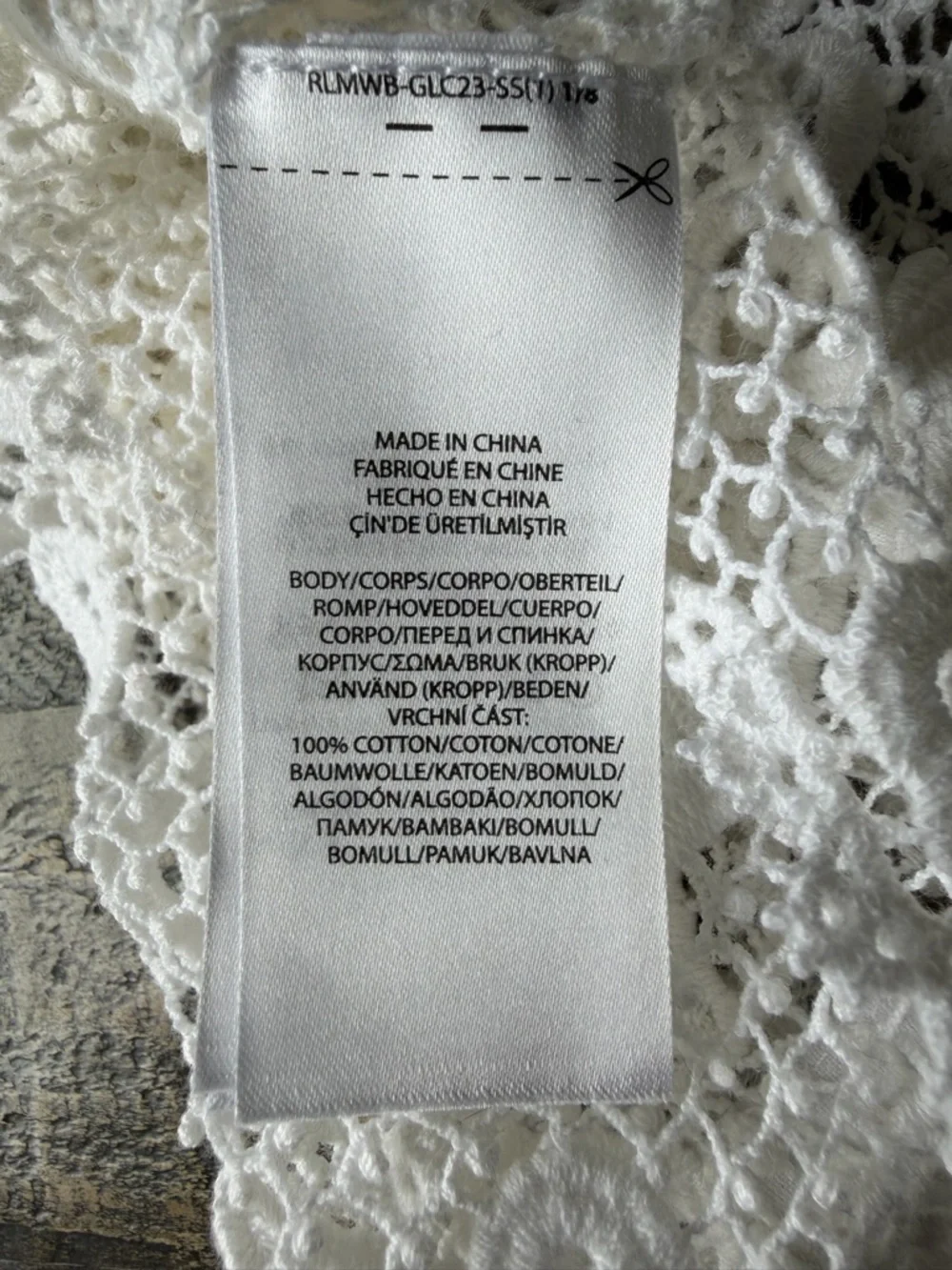 Polo Ralph Lauren Floral Crochet Top - Picture 6 of 7